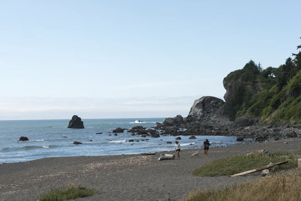 Northern California coast seen from Route 101